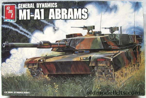 AMT 1/35 General Dynamics M1-A1 (M-1) Abrams Main Battle Tank - 'Nemesis' or 'Double Deuce II', 8675 plastic model kit